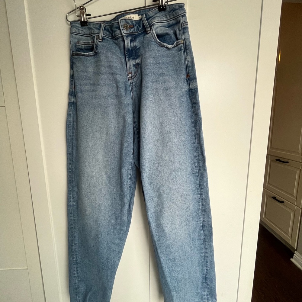 Hidden Vintage Blue High Rise Jeans with modern wide leg relaxed fit